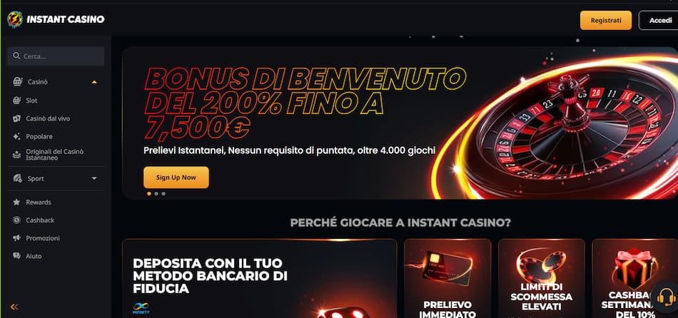 Instant casino
